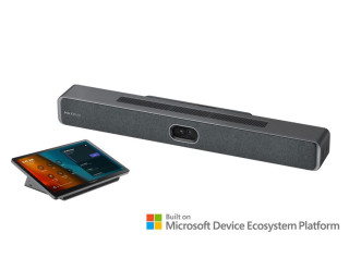 MAXHUB XBar V50 Kit for Microsoft Teams Rooms, includes one Android OS XBar V50 Videobar and one Touch Panel AP30